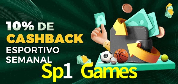 10% de bônus de cashback na Sp1 Games